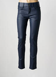 Jeans coupe slim stretch taille haute bleu KALISSON femme