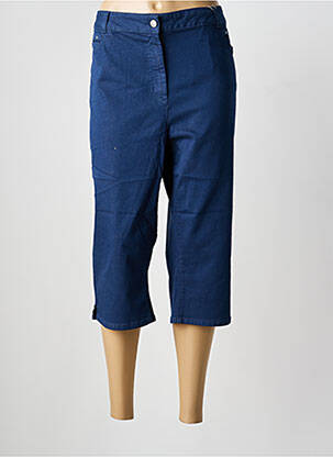 Pantacourt coupe droite taille normale bleu DIANE LAURY femme