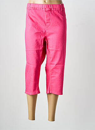 Pantacourt coupe droite taille normale rose CISO femme