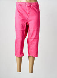 Pantacourt coupe droite taille normale rose CISO femme