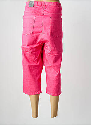 Pantacourt coupe droite taille normale rose CISO femme