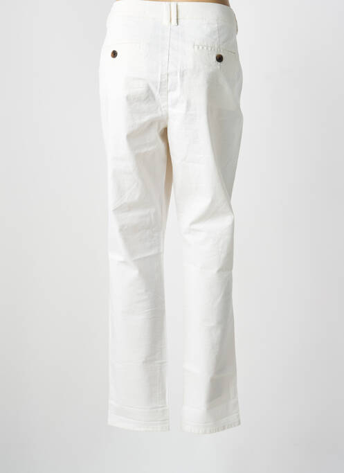 Pantalon chino tissage popeline taille normale blanc S.OLIVER femme