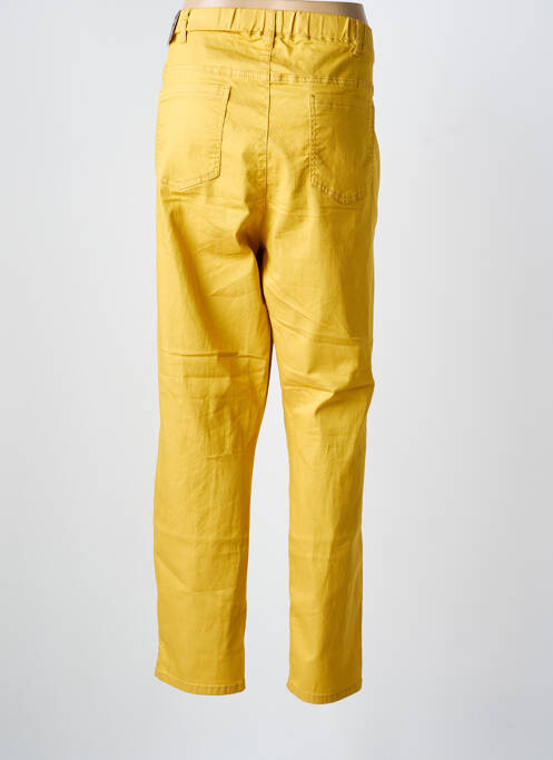 Jegging tissage popeline taille normale jaune CISO femme
