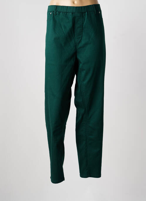 Jegging tissage popeline taille normale vert CISO femme