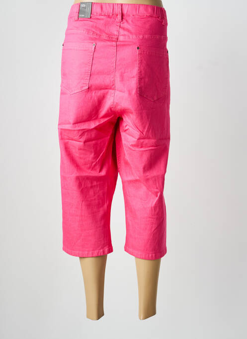 Pantacourt coupe droite taille normale rose CISO femme