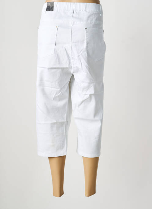 Pantacourt coupe droite taille normale blanc CISO femme