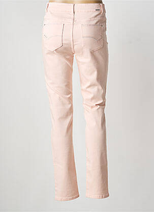 Pantalon slim tissage popeline taille normale rose DIANE LAURY femme