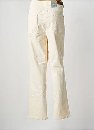 Pantalon droit stretch taille normale beige JULIE GUERLANDE femme