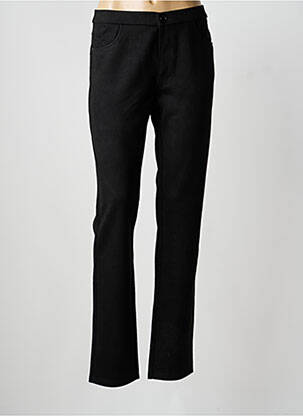 Pantalon slim taille élastique taille normale noir BARILOCHE femme