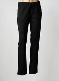 Pantalon slim taille élastique taille normale noir BARILOCHE femme