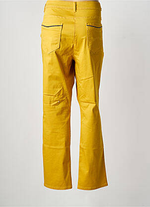 Pantalon droit stretch taille normale jaune DIANE LAURY femme