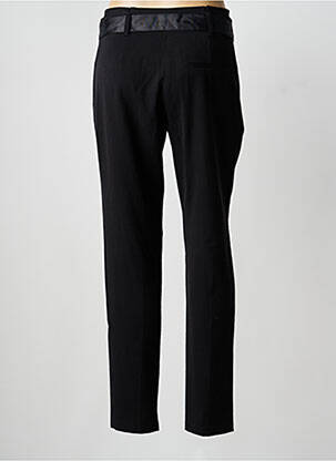 Pantalon slim tissage popeline taille normale noir IMITZ femme