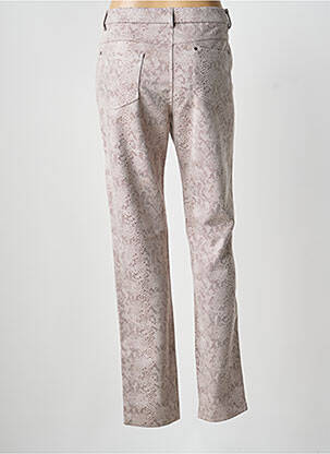 Pantalon slim tissage popeline taille normale gris BARILOCHE femme