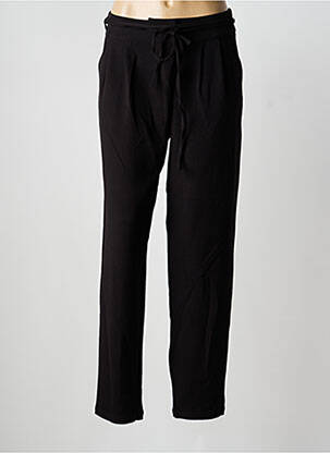 Pantalon droit stretch taille normale noir LE PETIT BAIGNEUR femme