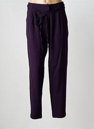 Pantalon droit stretch taille normale violet LE PETIT BAIGNEUR femme