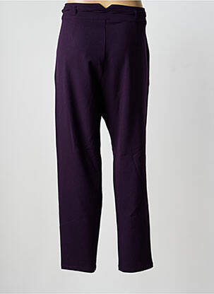 Pantalon droit stretch taille normale violet LE PETIT BAIGNEUR femme