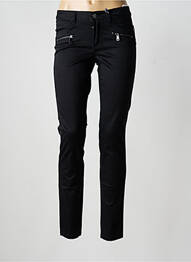 Pantalon slim tissage popeline taille normale noir STREET ONE femme