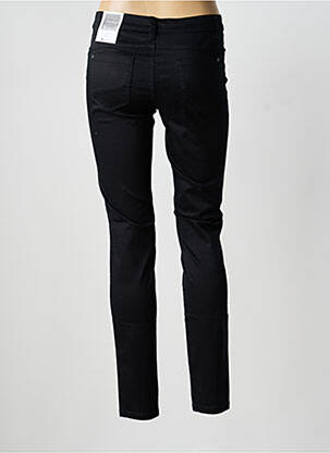 Pantalon slim tissage popeline taille normale noir STREET ONE femme