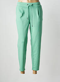 Pantalon 7/8 stretch taille normale vert B.YOUNG femme