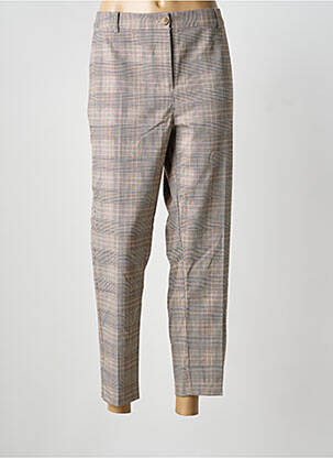 Pantalon 7/8 stretch taille normale beige JULIE GUERLANDE femme