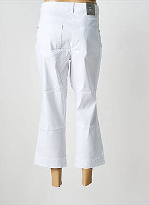Pantalon 7/8 stretch taille normale blanc JULIE GUERLANDE femme