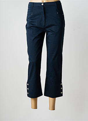 Pantacourt bleu CHRISTINE LAURE femme