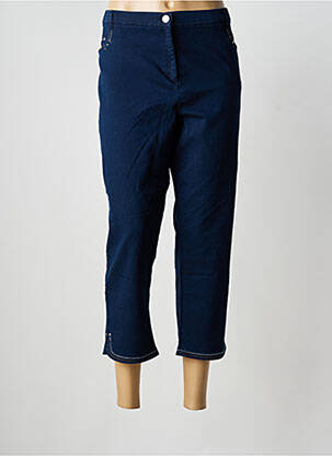 Pantalon 7/8 bleu CHRISTINE LAURE femme