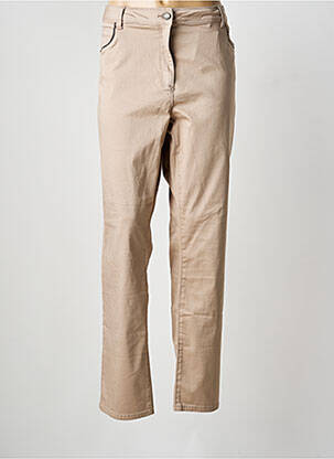 Pantalon droit beige DIANE LAURY femme