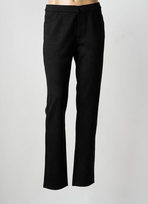 Pantalon slim taille élastique taille normale noir BARILOCHE femme