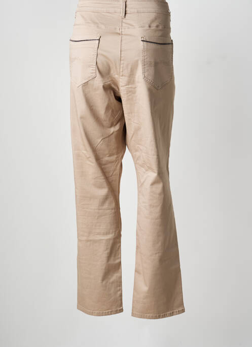 Pantalon droit stretch taille normale beige DIANE LAURY femme