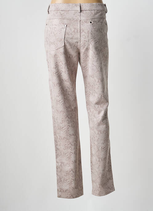 Pantalon slim tissage popeline taille normale gris BARILOCHE femme