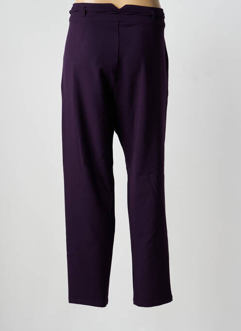 Pantalon droit stretch taille normale violet LE PETIT BAIGNEUR femme