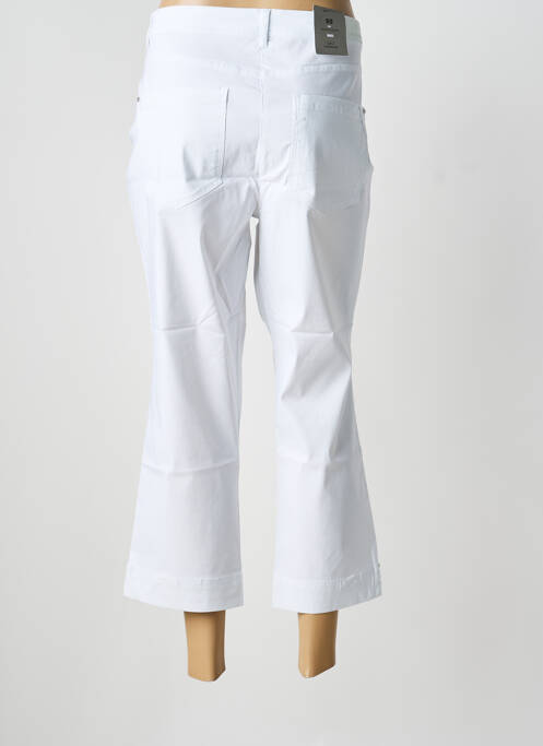 Pantalon 7/8 stretch taille normale blanc JULIE GUERLANDE femme