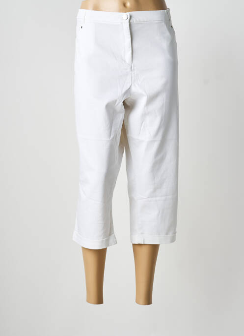 Pantacourt blanc CHRISTINE LAURE femme