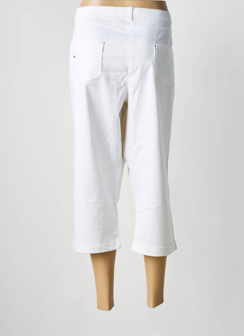 Pantacourt blanc CHRISTINE LAURE femme