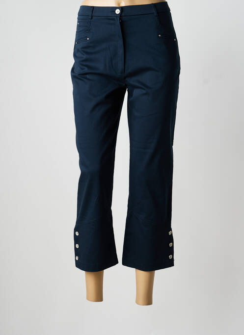 Pantacourt bleu CHRISTINE LAURE femme