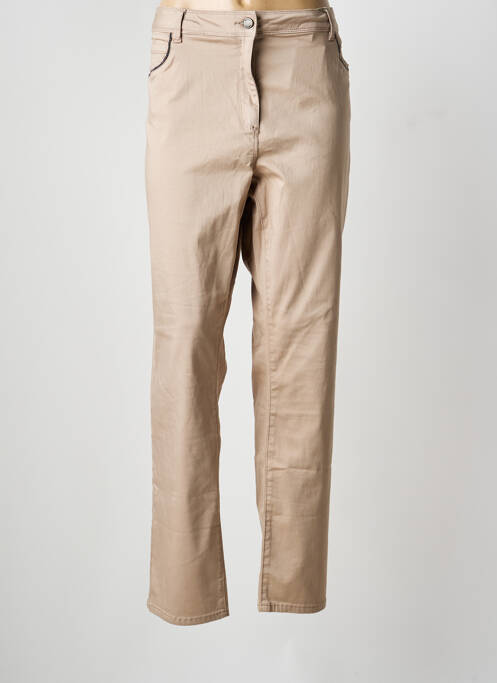 Pantalon droit beige DIANE LAURY femme