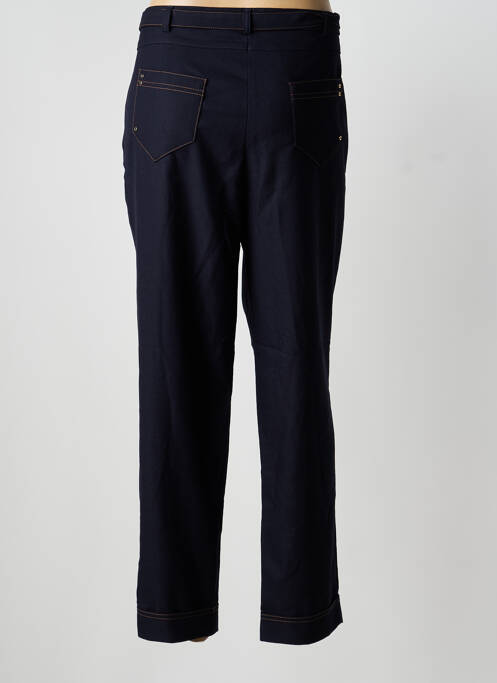 Pantalon droit bleu CHRISTINE LAURE femme