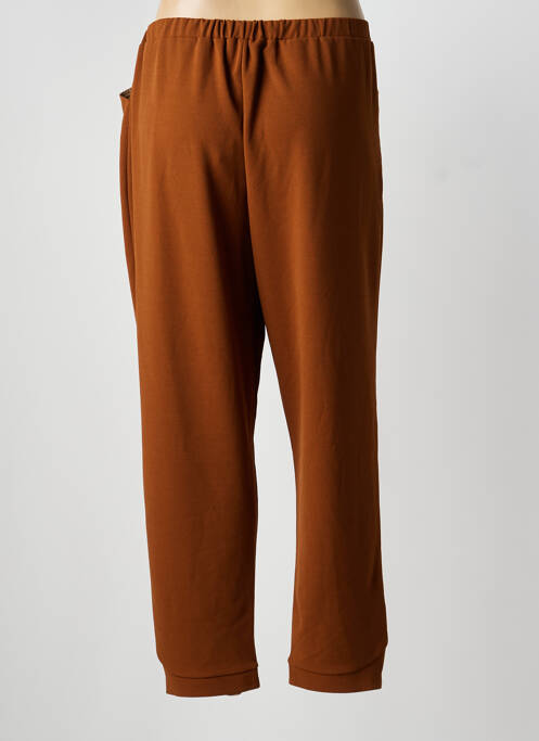 Pantalon droit marron FRANCK ANNA femme