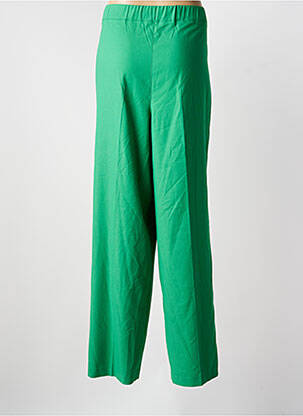 Pantalon droit stretch taille normale vert JULIE GUERLANDE femme