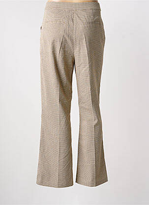 Pantalon droit stretch taille normale beige B.YOUNG femme