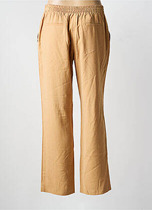 Pantalon droit tissage popeline taille normale beige LE PETIT BAIGNEUR femme