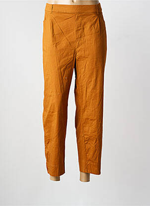 Pantalon 7/8 stretch taille normale marron LA FIANCEE DU MEKONG femme