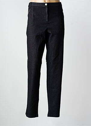 Pantalon droit stretch taille normale gris CHRISTINE LAURE femme
