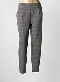 Pantalon droit stretch taille normale noir B.YOUNG femme