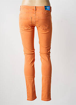 Pantalon slim taille basse taille basse orange STREET ONE femme
