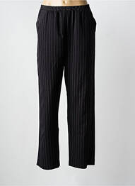 Pantalon droit stretch taille normale noir FRANCK ANNA femme