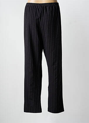 Pantalon droit stretch taille normale noir FRANCK ANNA femme