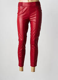 Pantalon 7/8 stretch taille normale rouge STREET ONE femme