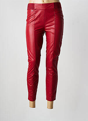 Pantalon 7/8 stretch taille normale rouge STREET ONE femme